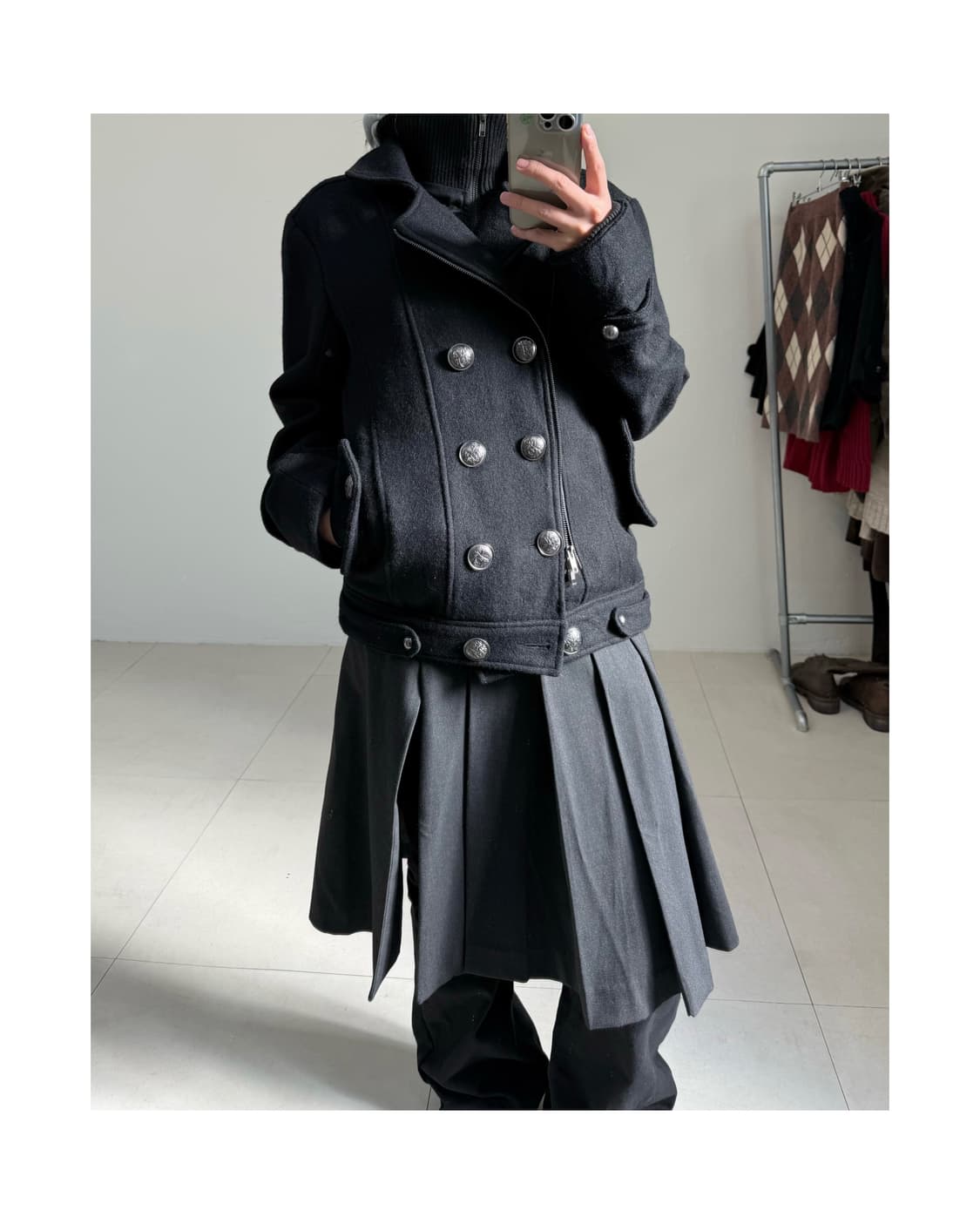 빈티지 울 혼방 자켓 상품이미지1