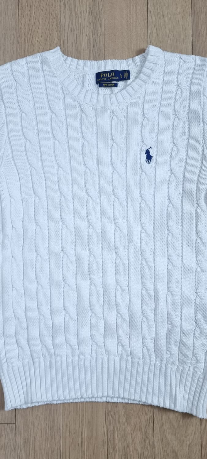 폴로랄프로렌 케이블니트 반팔 L _ 여성 상품이미지3