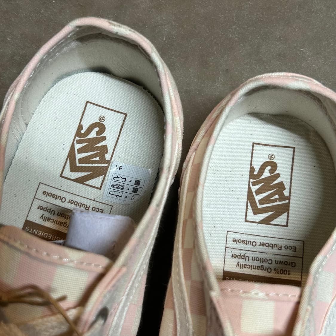 275) 반스 올드스쿨 테이퍼드 핑크 체커보드 스니커즈 새상품 상품이미지7