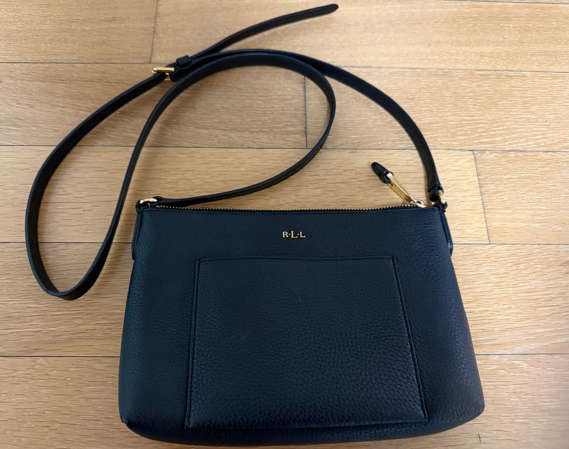 랄프로렌 블랙 가죽 크로스백 상품이미지1