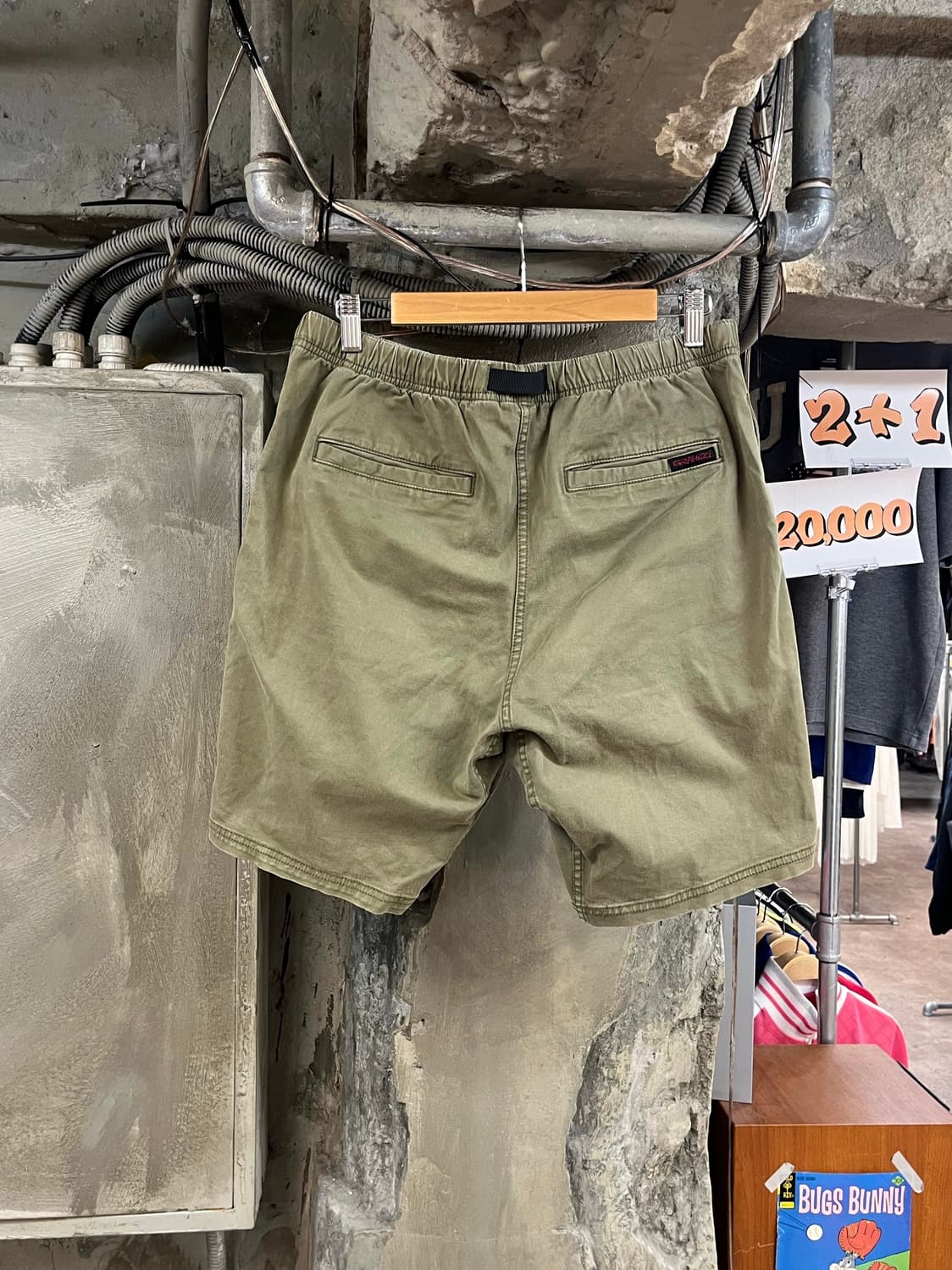 그라미치 하프 팬츠 카키 L #csz4144 상품이미지2