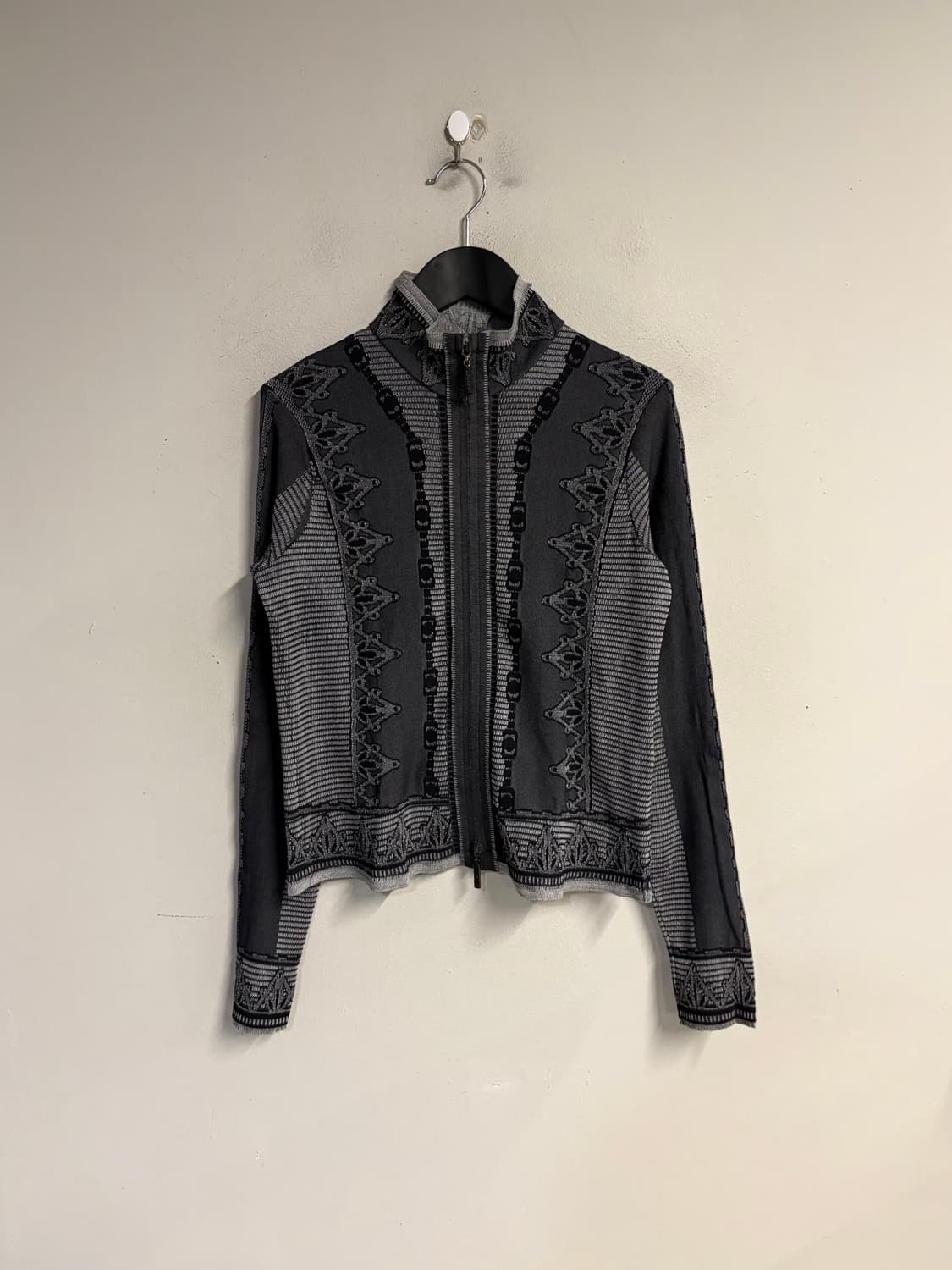 HIROKO BIS jacquard zip up jacket  상품이미지1