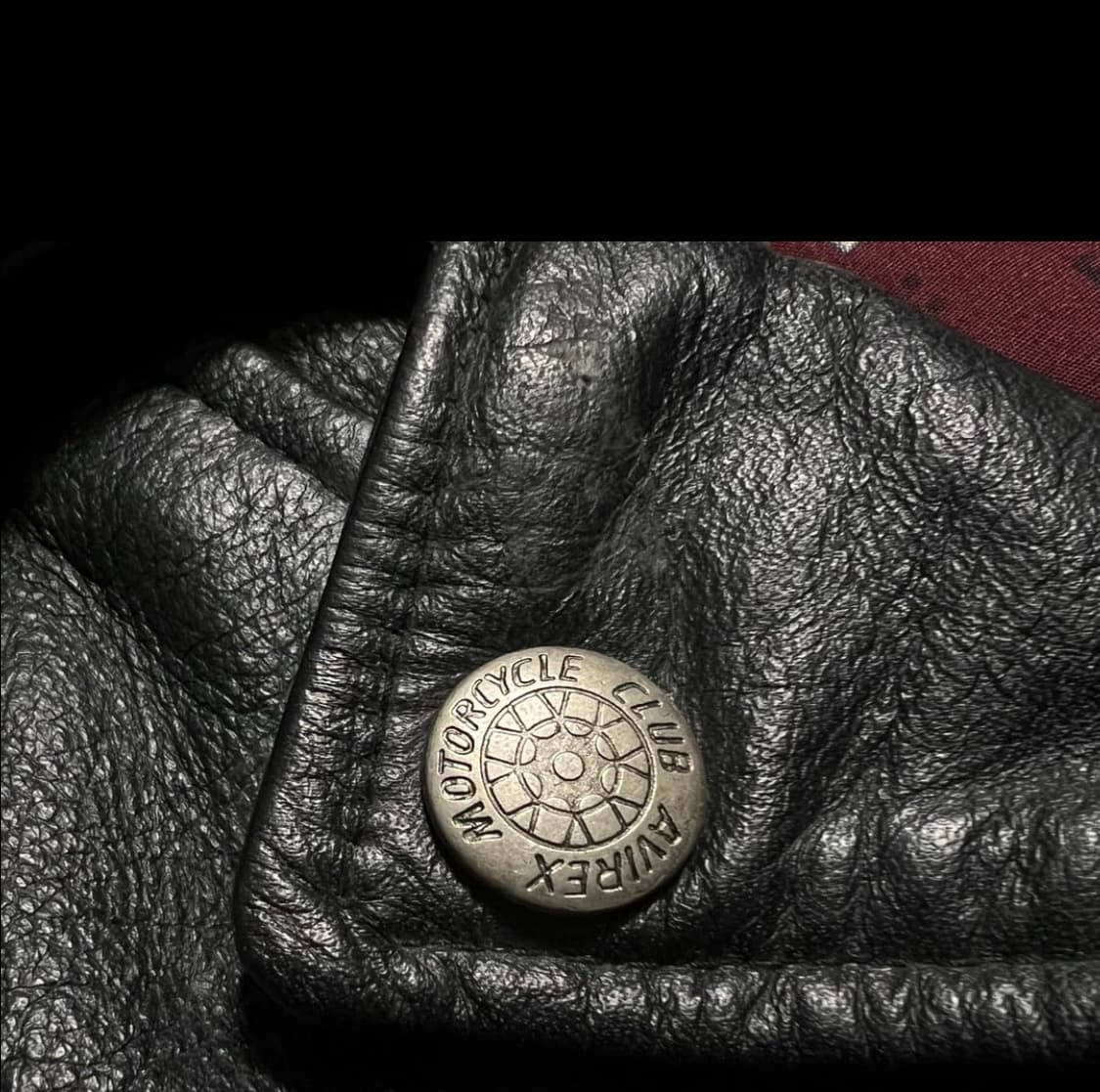 90's 아비렉스 소가죽 라이더 자켓 상품이미지5