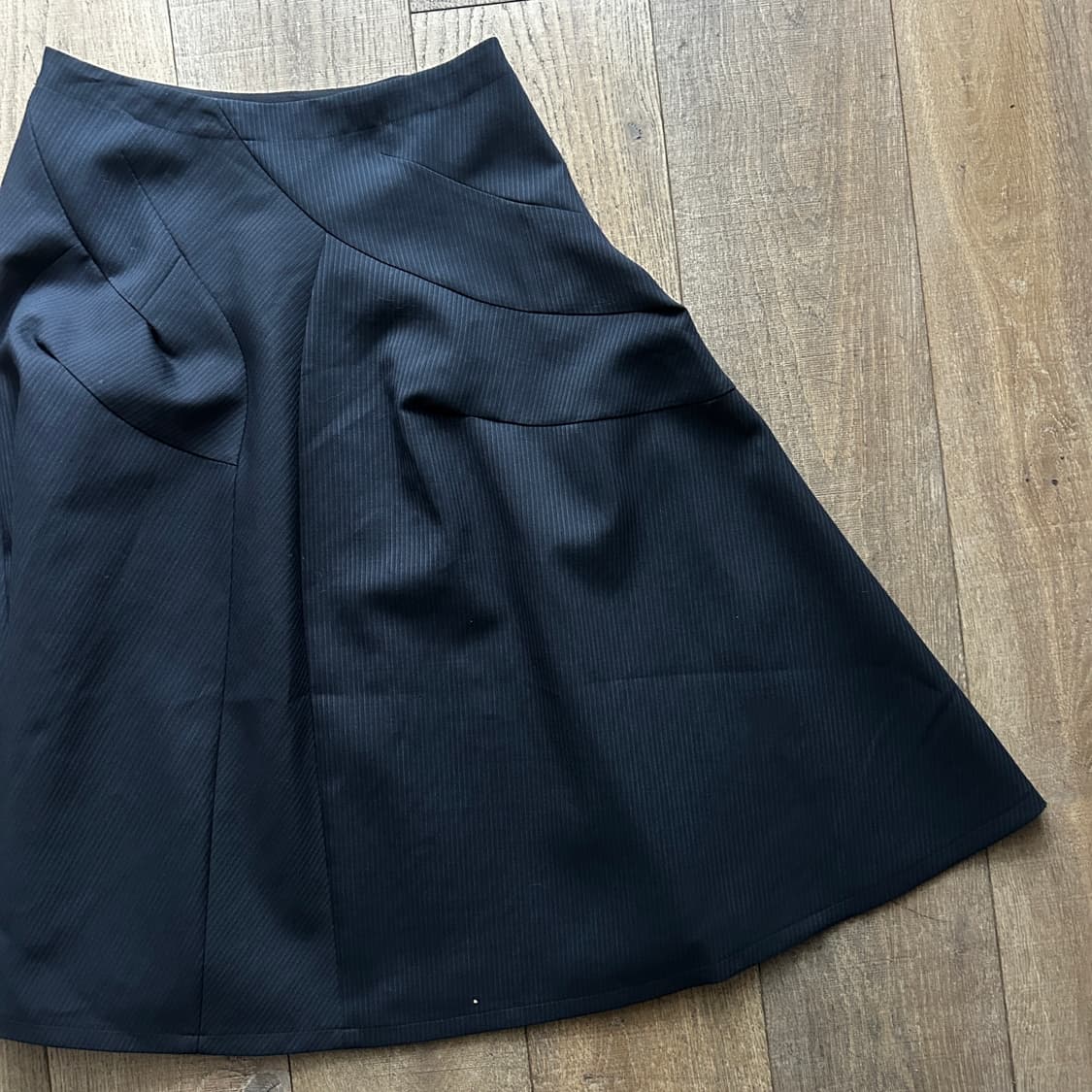 Stripe Cuttingline Transformed Skirt 상품이미지7