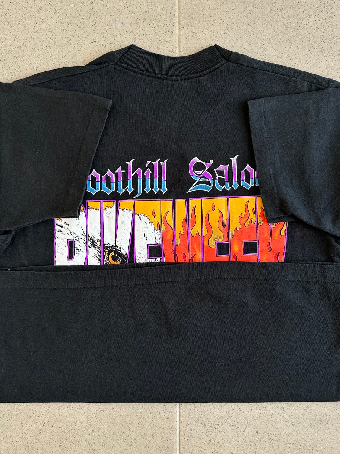 90s 빈티지 바이커 티셔츠 XL Boothill Saloon 상품이미지9