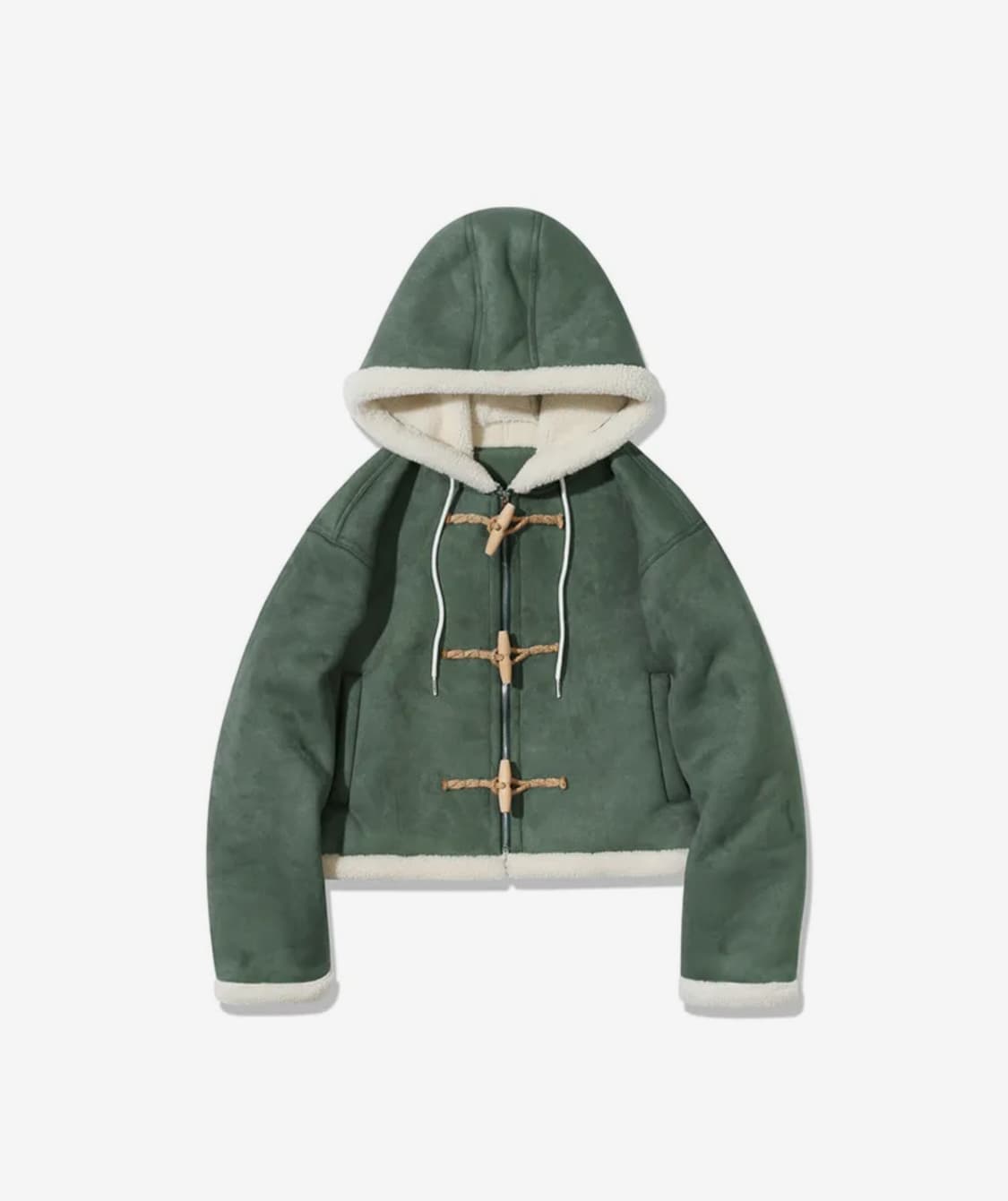 메인부스 Nomad Suede Crop Jumper(KHAKI)한정판매 상품이미지1
