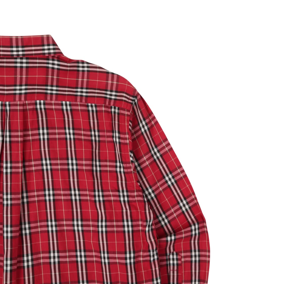버버리 레드 노바체크 셔츠 상품이미지6