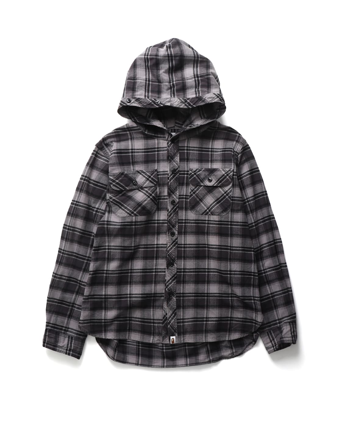 A BATHING APE Hooded Flannel Shirt 상품이미지1