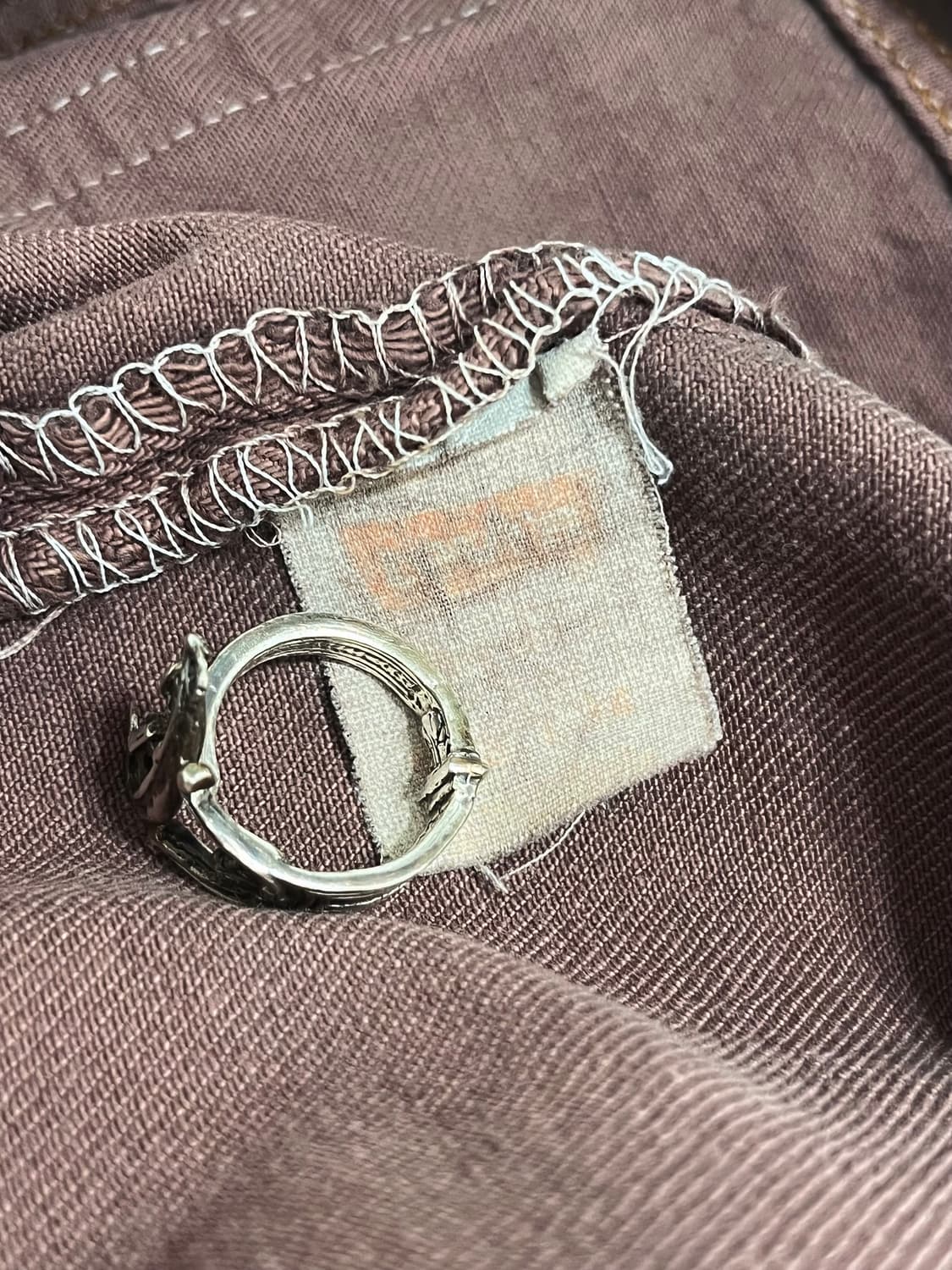 90s USA 빈티지 리바이스 501 데님 팬츠 브라운 상품이미지8