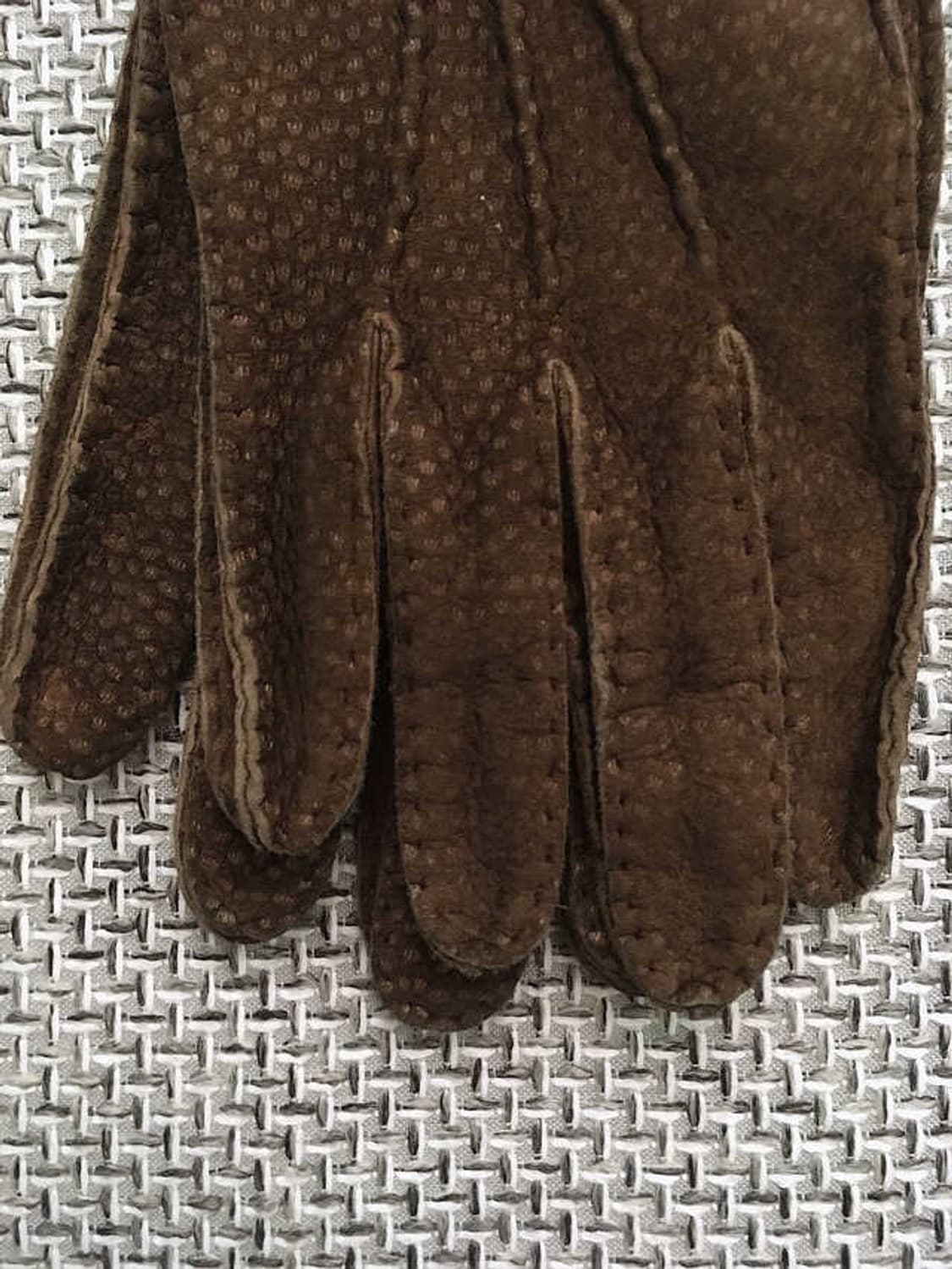 Italy made vtg carpincho leather gloves 상품이미지2