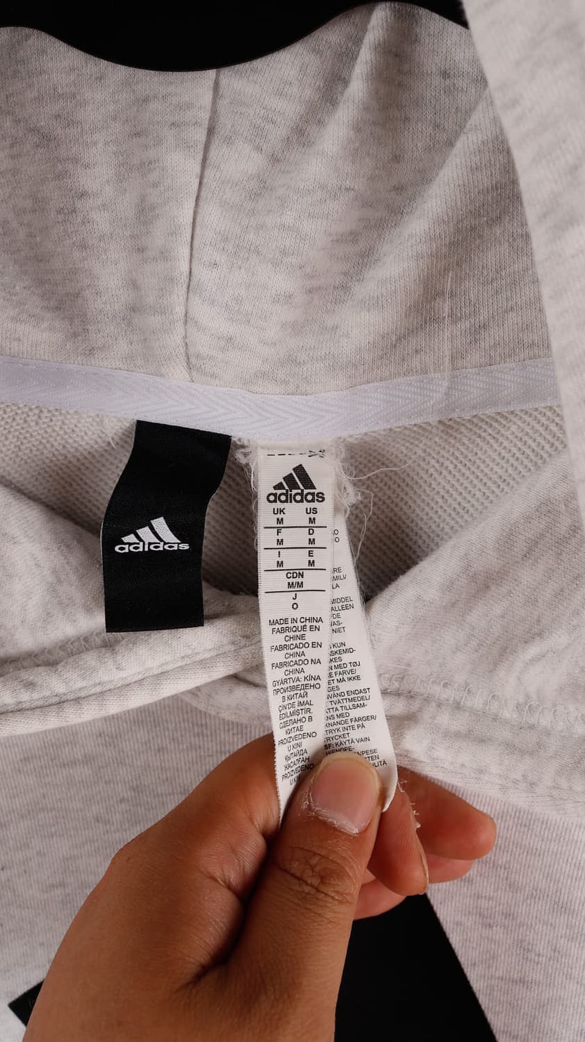 아디다스 삼선빅로고 후드티셔츠 상품이미지2