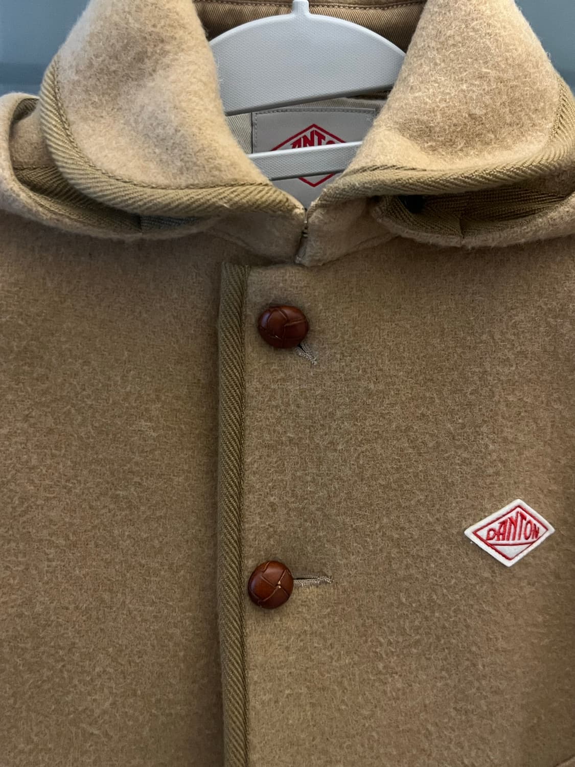 단톤 DANTON 후드 크롭 울 자켓  상품이미지4