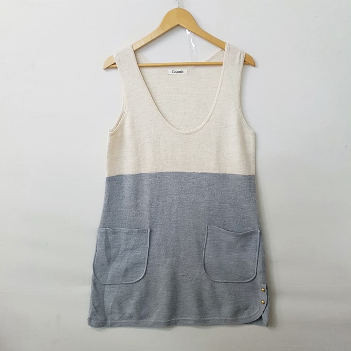 Coomb 모 100% 니트 로브 상품이미지3