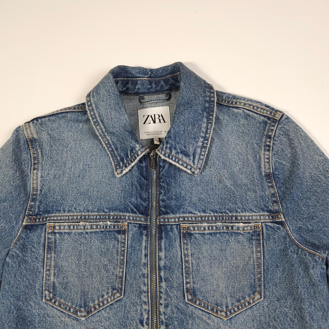 자라 크롭 데님자켓  상품이미지2