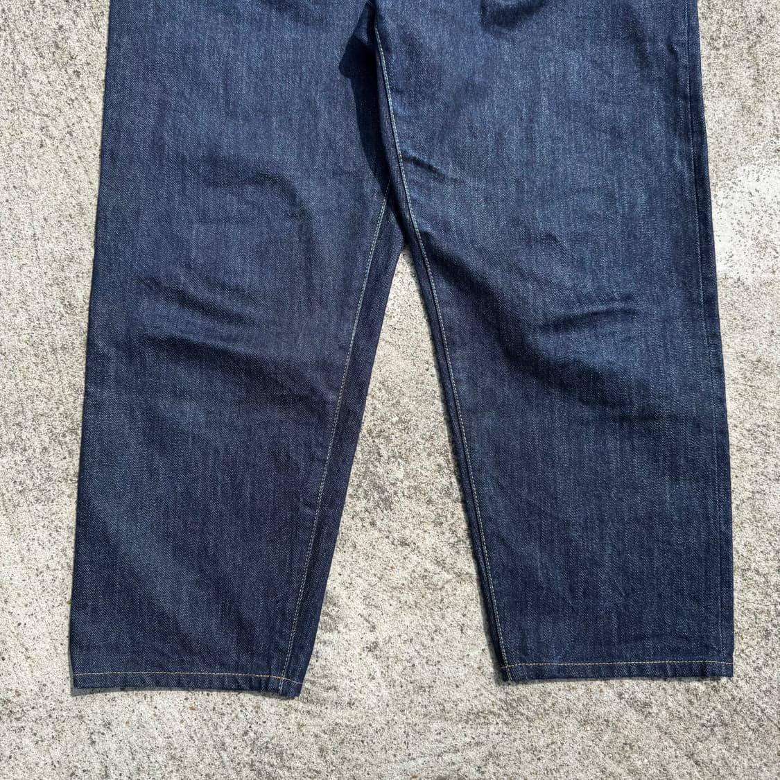 [34] HATSKI 하츠키 와이드 테이퍼드 데님 팬츠 상품이미지7