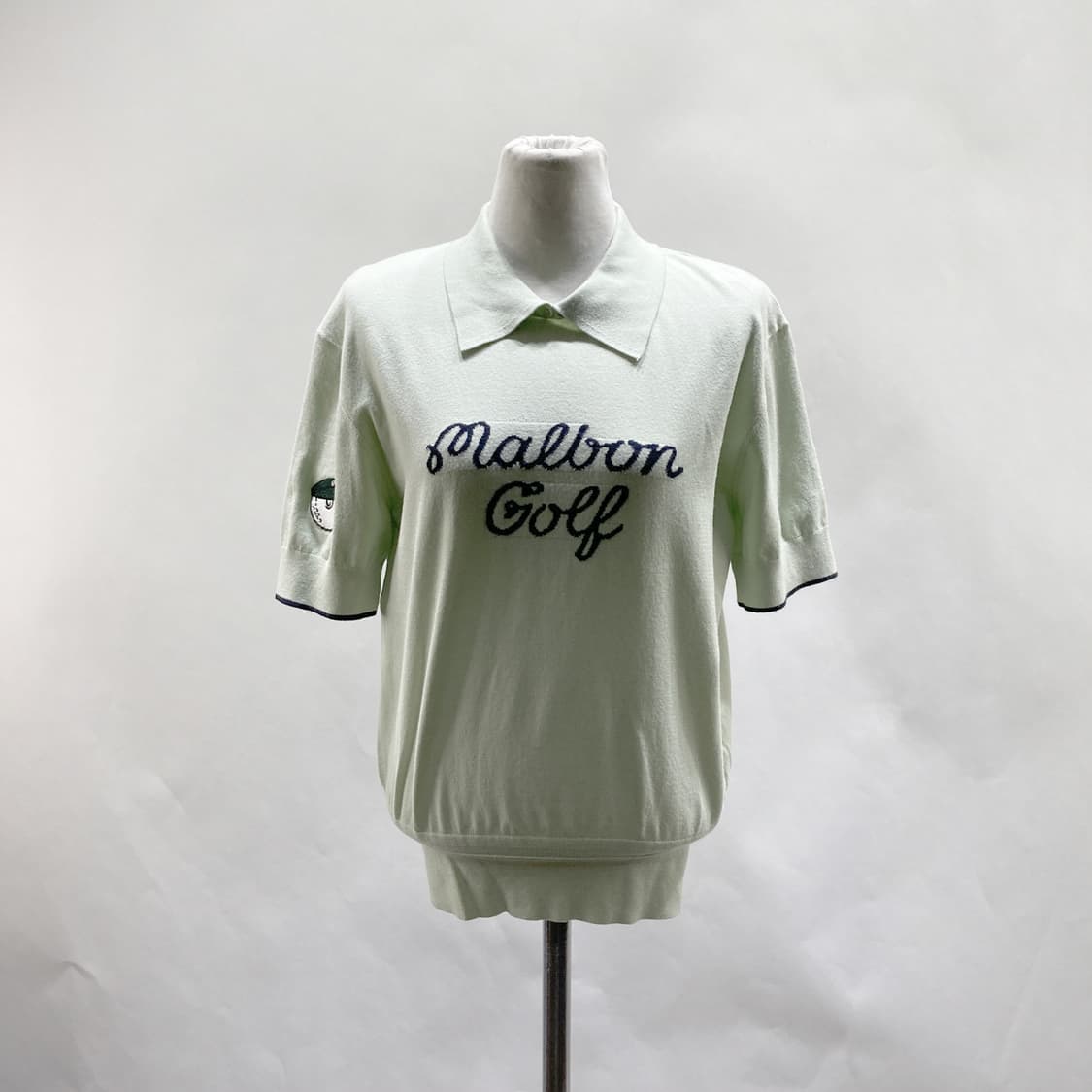 말본 골프 여성 카라 반팔니트티셔츠 L 상품이미지1
