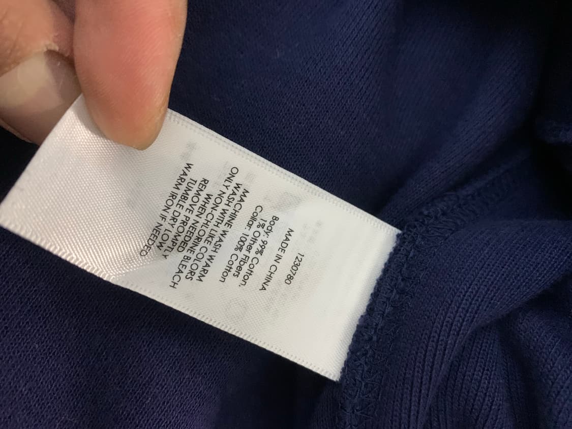 폴로 랄프로렌 네이비 집업 자켓 큰 포니 로고  XXL 상품이미지6