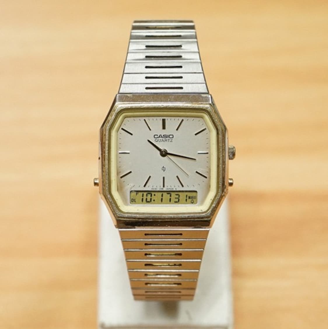 80s 카시오 aq-516 아나디지 콤비 시계 상품이미지1