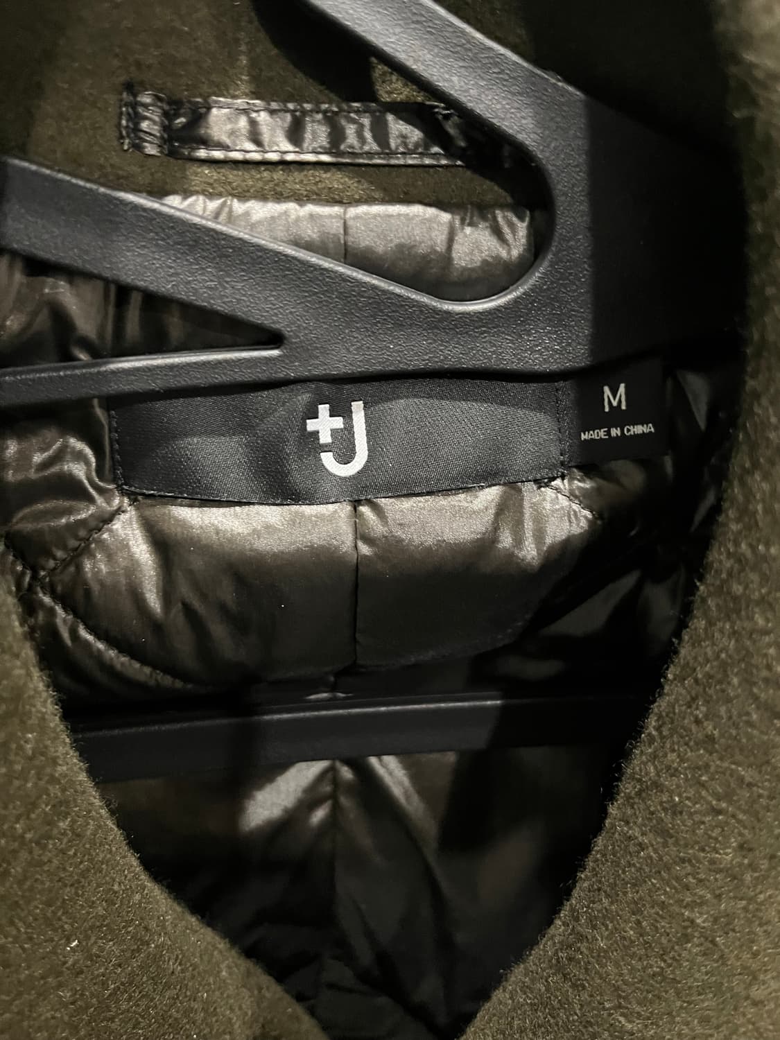 유니클로 질샌더 피코트 올리브 M 상품이미지2