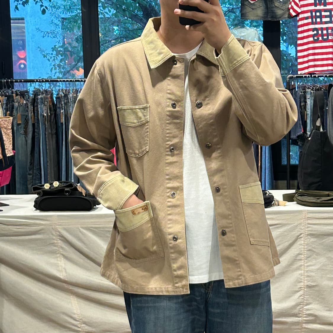 XL) USA 파우더 리버 아웃피터스 워크웨어 초어 자켓 상품이미지9
