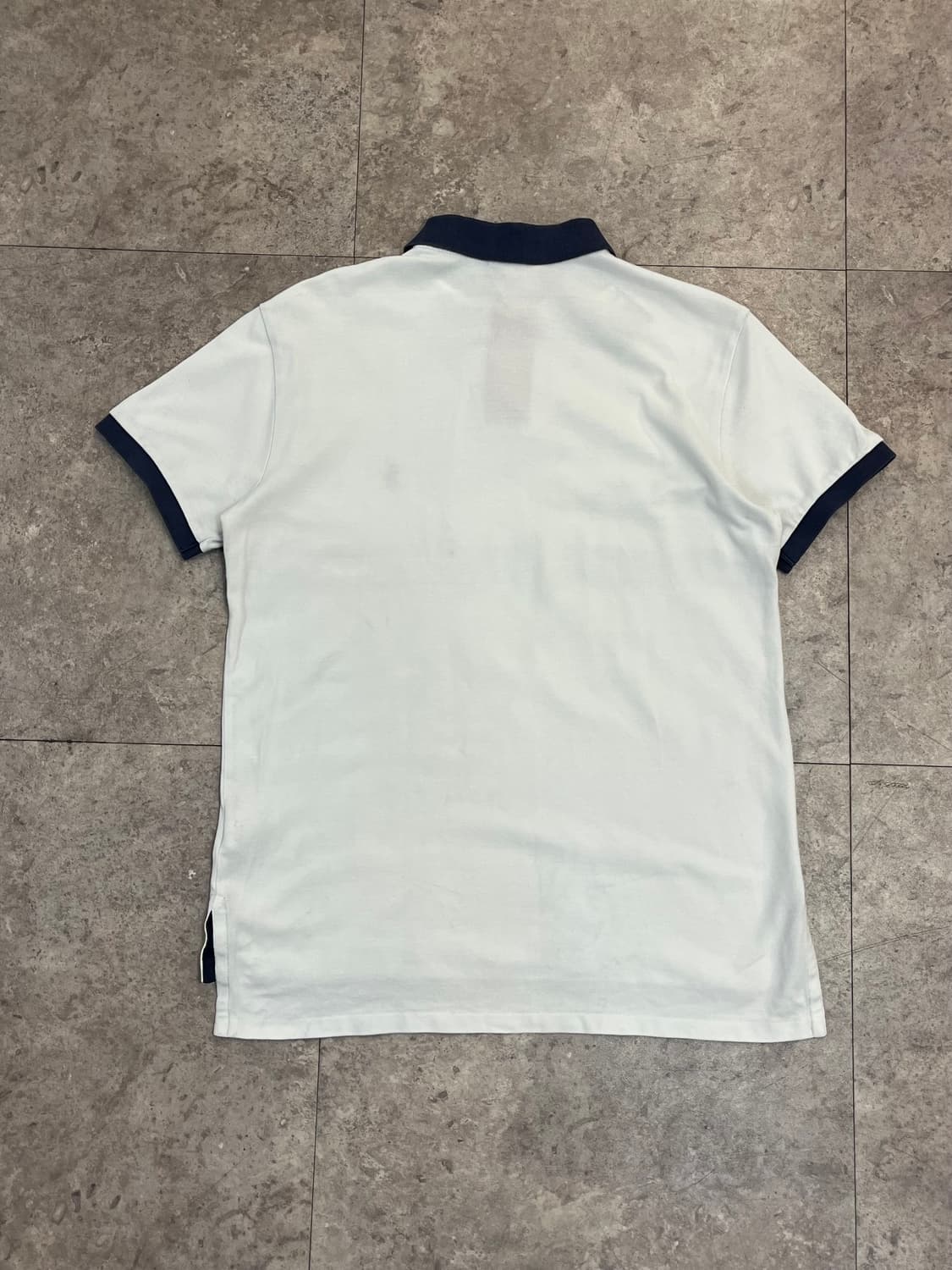 폴로 랄프로렌 배색 반팔 카라티 화이트 M #csz3898 상품이미지7