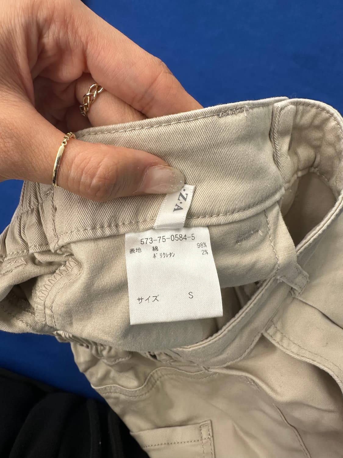 일본빈티지 코튼 핀턱 반바지 상품이미지8