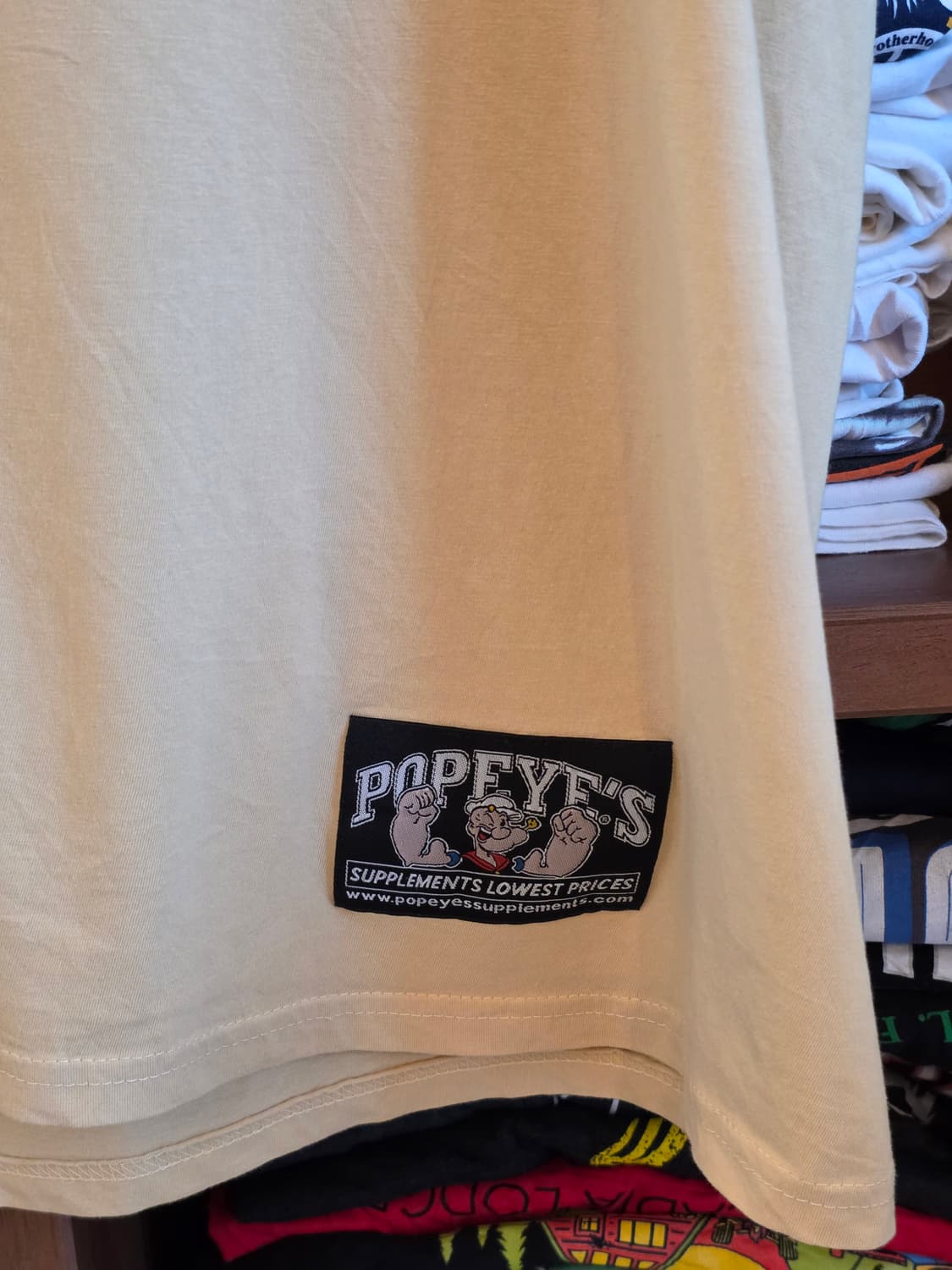 Vintage GEAR 뽀빠이 original 2XL 반팔티 상품이미지2