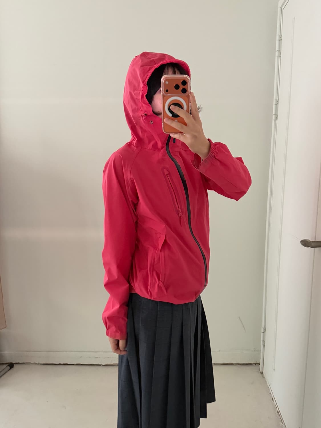 일본빈티지 필드코어 핫핑크 윈드브레이커 상품이미지4