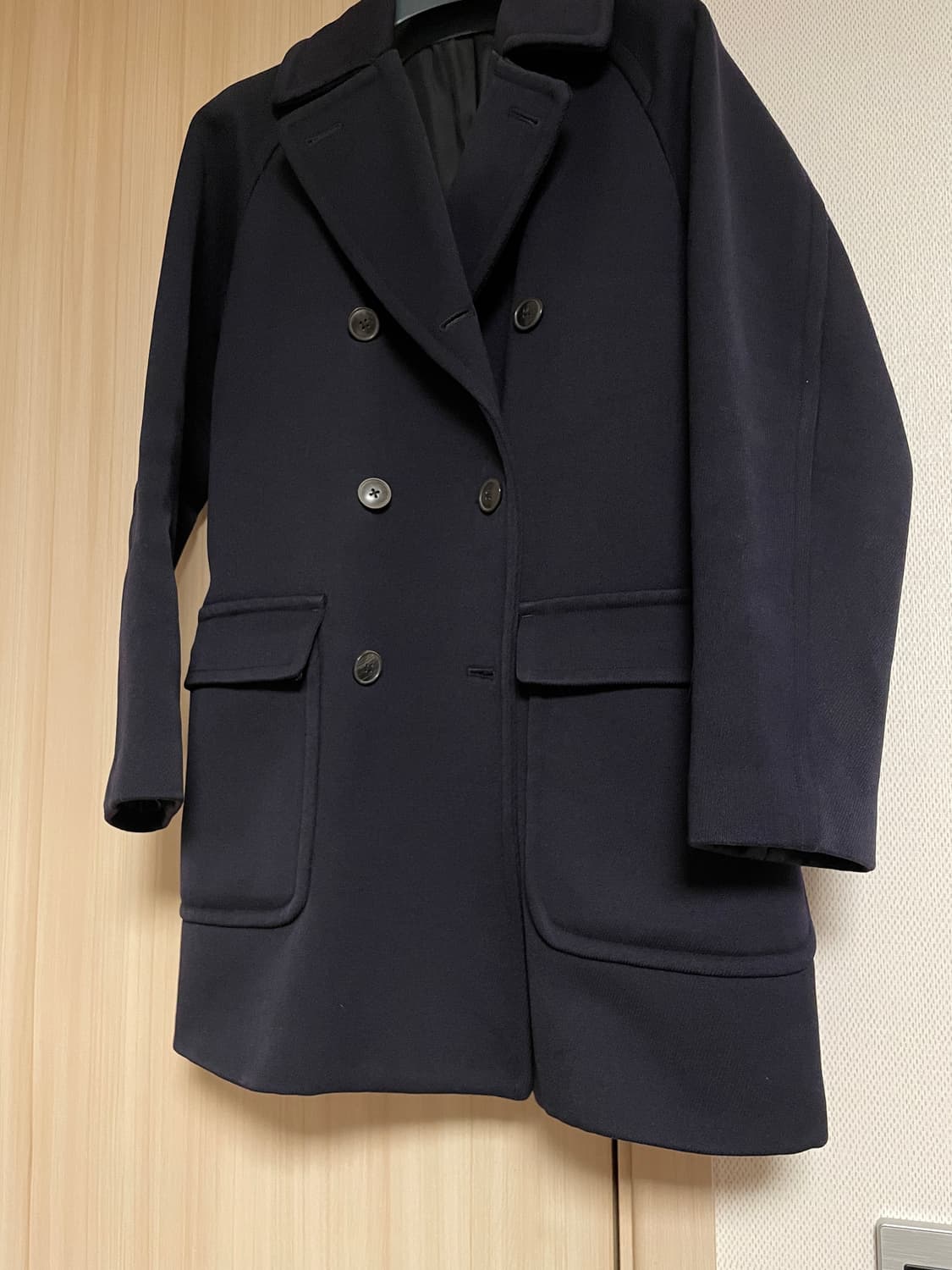 [2] 코모리 멜튼 울 피코트 상품이미지2