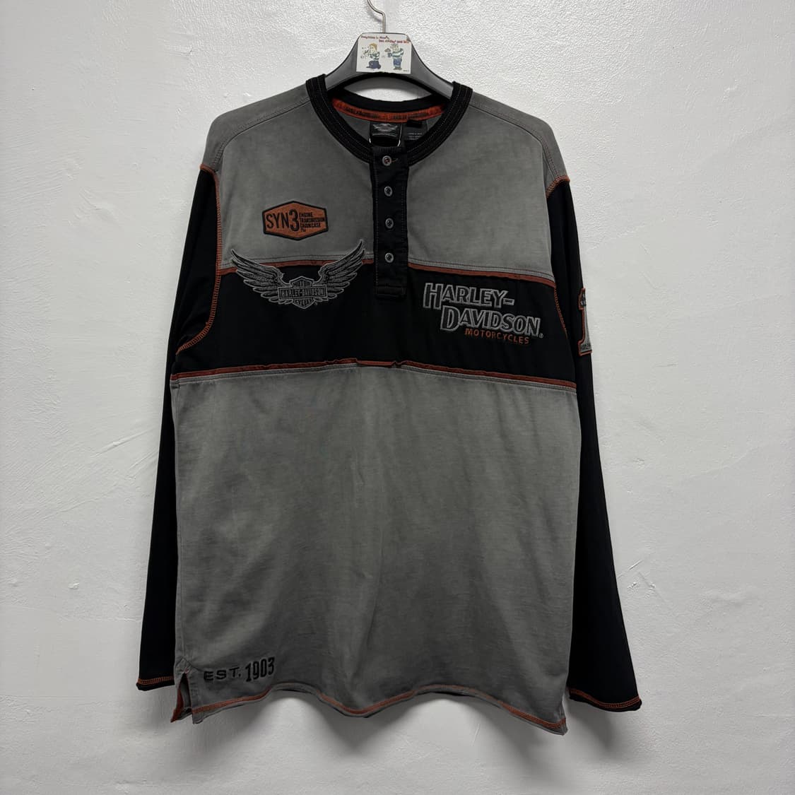 할리데이비슨 헨리넥 셔츠 상품이미지1