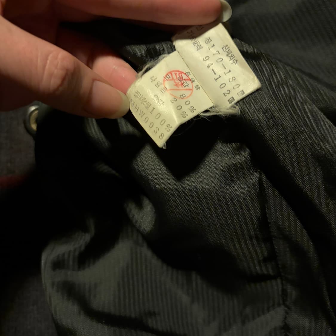 80S KOLON GLEN CHECK BOMBER XL 상품이미지5