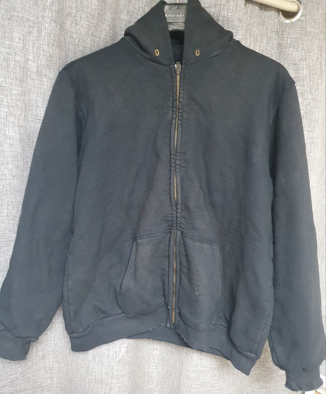 [3] 25ss 아프레쎄 후드집업 블랙 상품이미지1