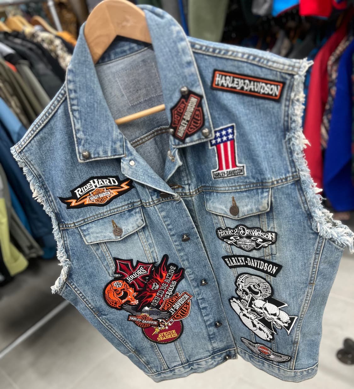 할리커스텀 청조끼 상품이미지4