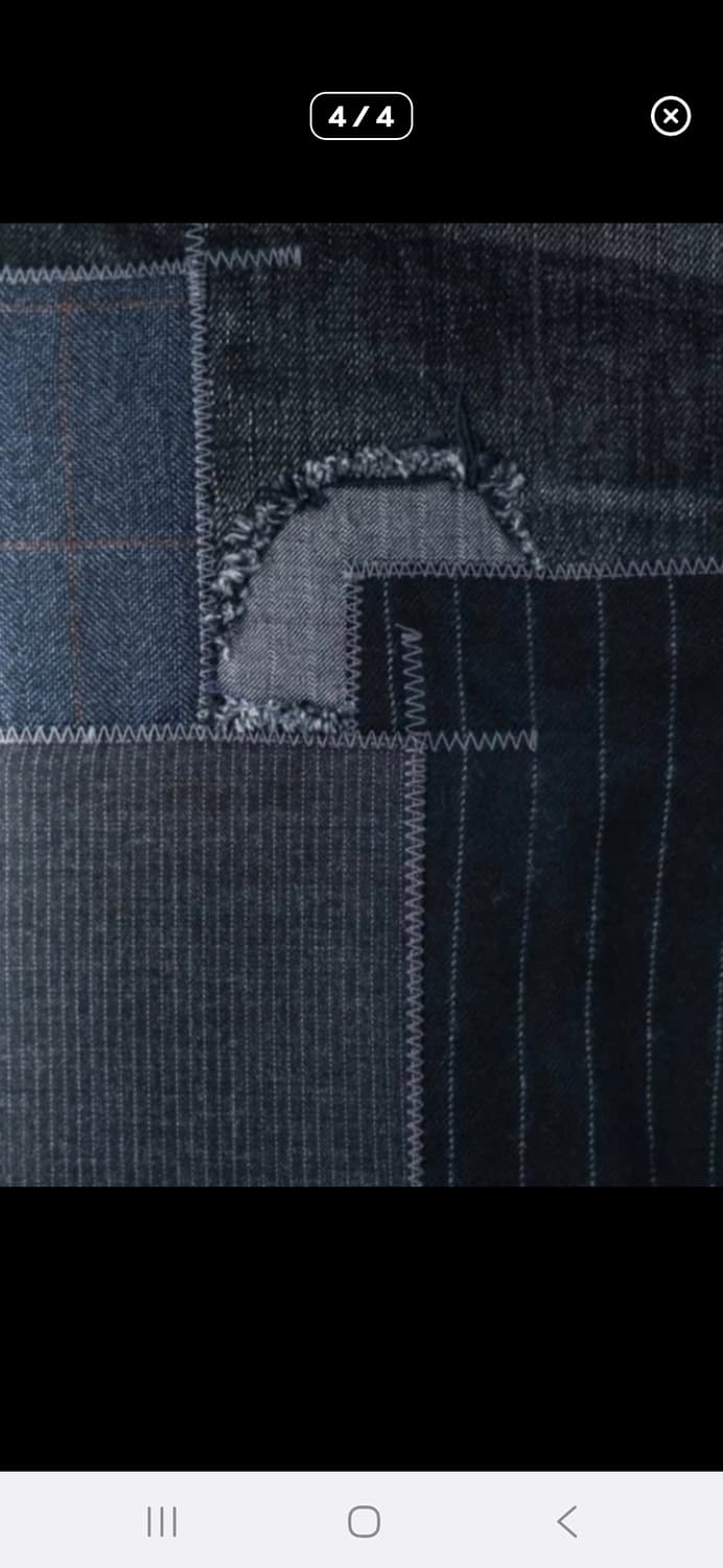 준야와타나베 24fw 패치워크 진 상품이미지4