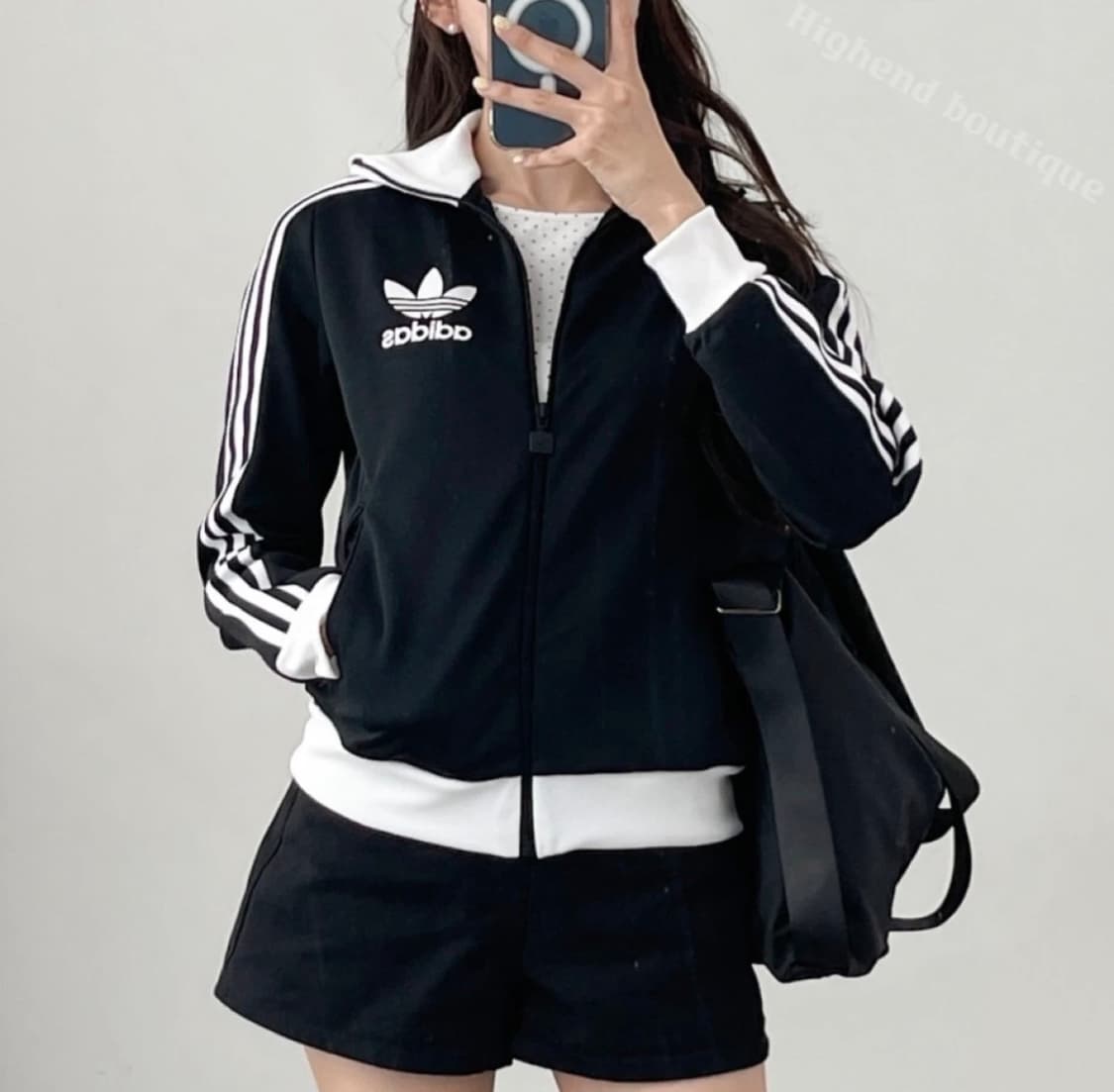 아디다스 여성 트랙탑 베켄바우어 블랙 M 상품이미지3
