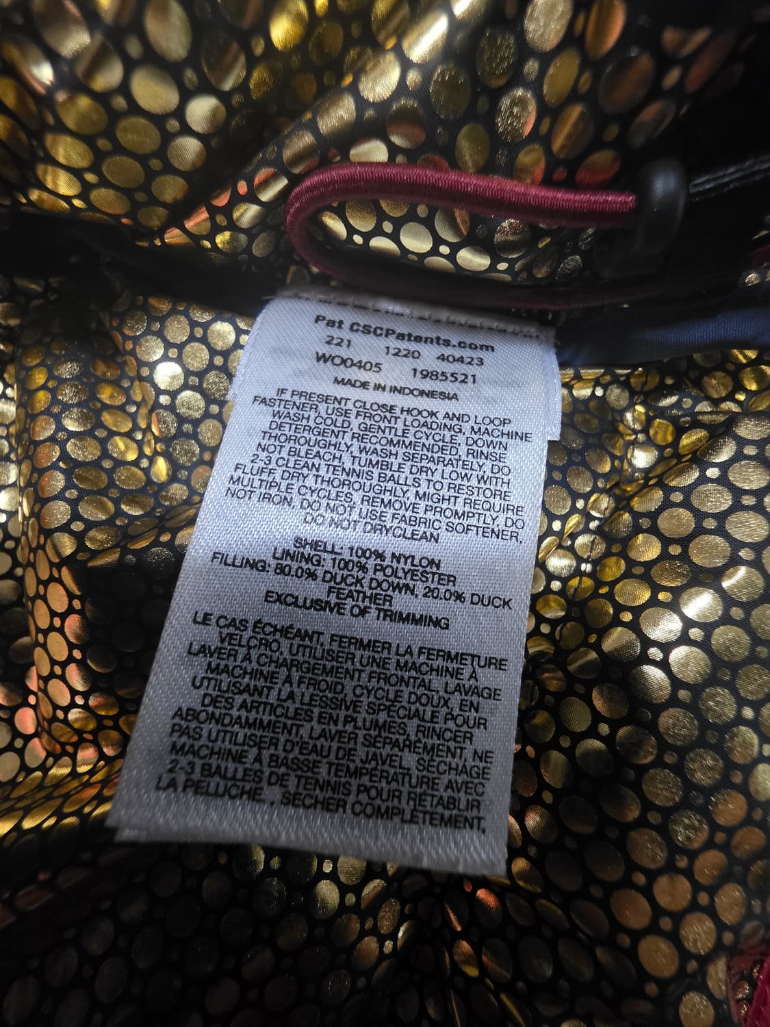 컬럼비아 후드 경량패딩 100~105사이즈 상품이미지7