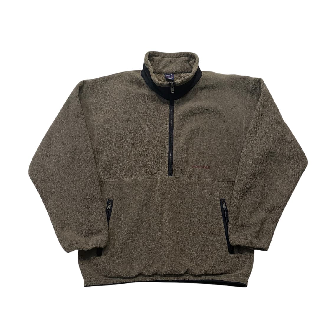 90s 재팬 몽벨 mont-bell 폴라텍 하프집 플리스 상품이미지1