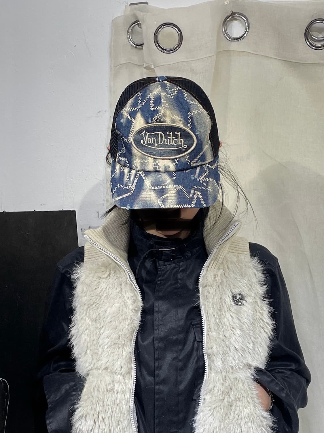 본더치 매쉬 볼캡 y2k 모자  상품이미지1