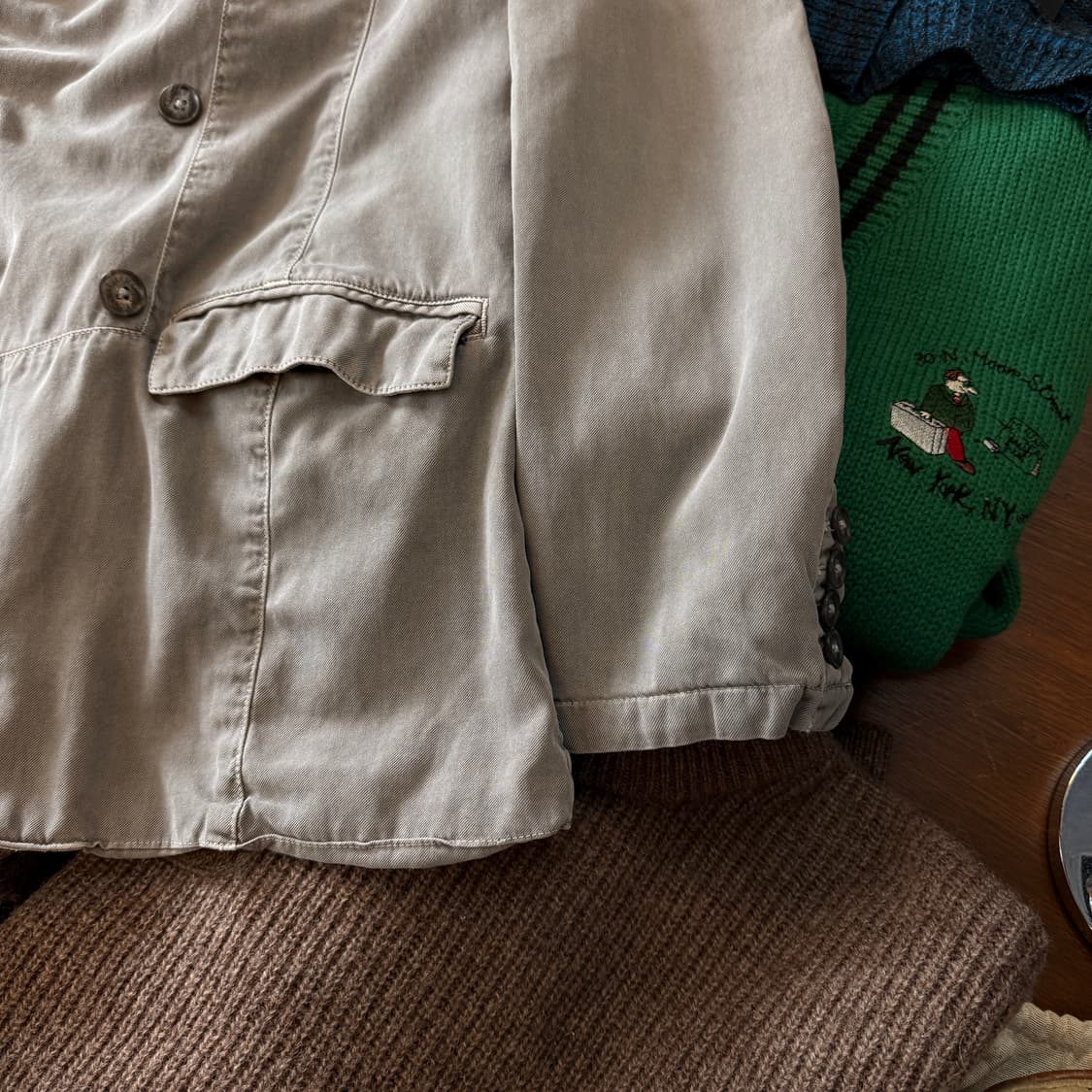 아르마니 익스체인지 더블 브레스티드 자켓 M 상품이미지4