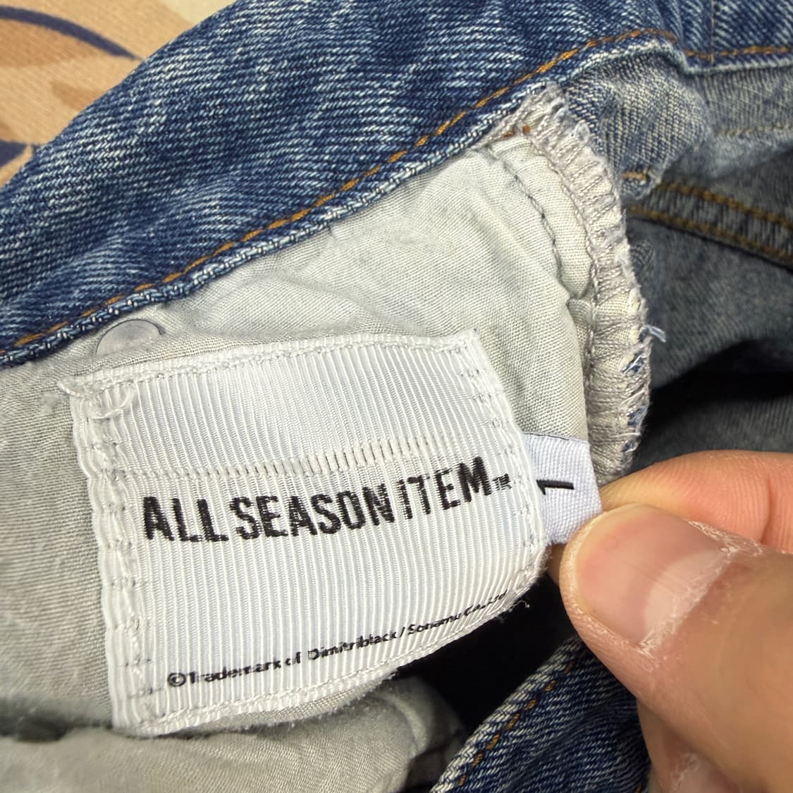 (1)디미트리 블랙 Dimitri black 카고 워싱 데님팬츠 상품이미지2