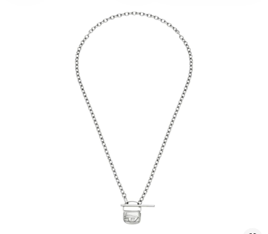 디젤 DX1593040 체인 목걸이 실버 상품이미지1