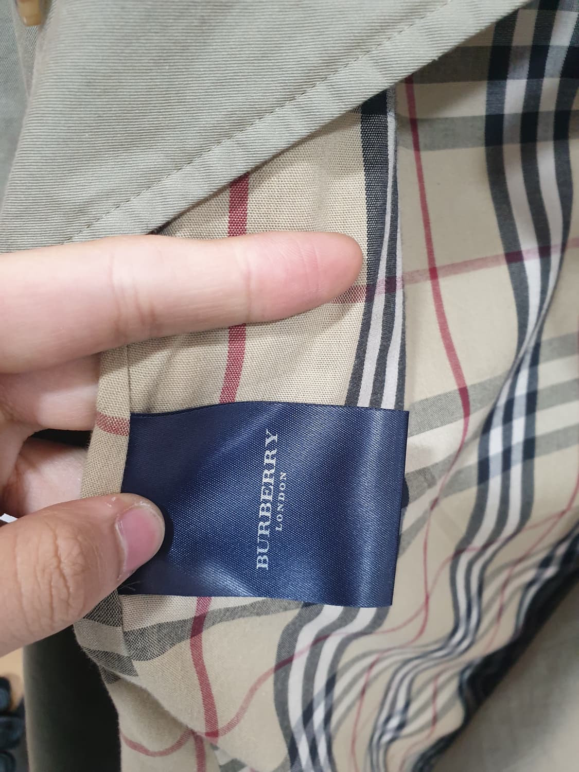 빈티지 버버리 트렌치 코트 44레귤러 상품이미지5