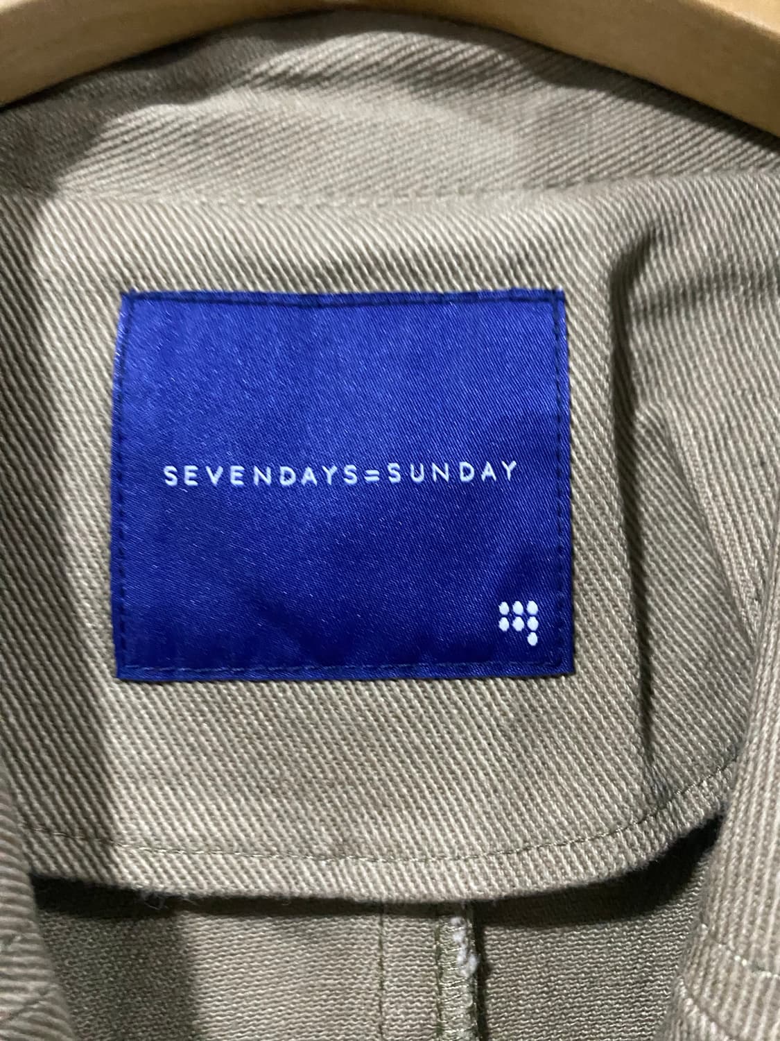 베이지 면 자켓 상품이미지6