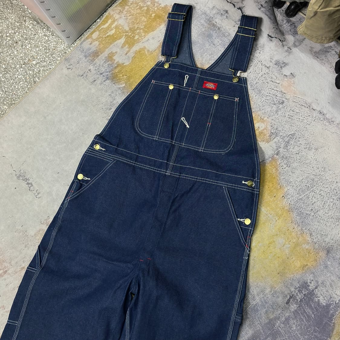 디키즈 데님 오버롤 멜빵바지 34 상품이미지1