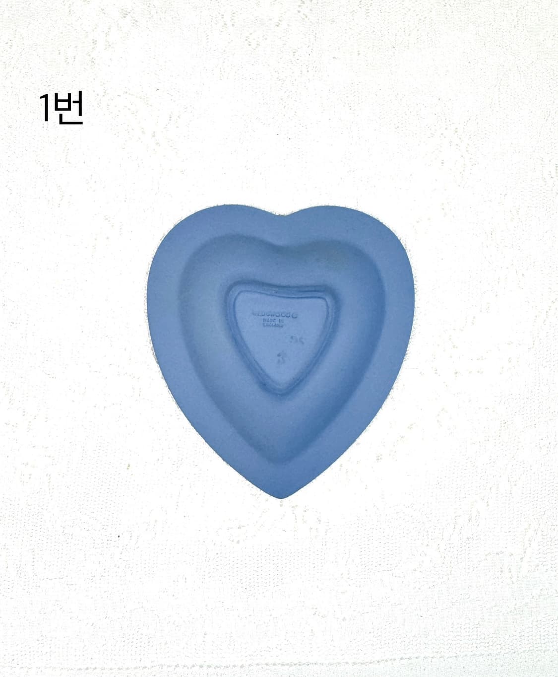 [영국앤틱]웨지우드 제스퍼웨어 페일블루 하트 핀디쉬 장식소품1 상품이미지2