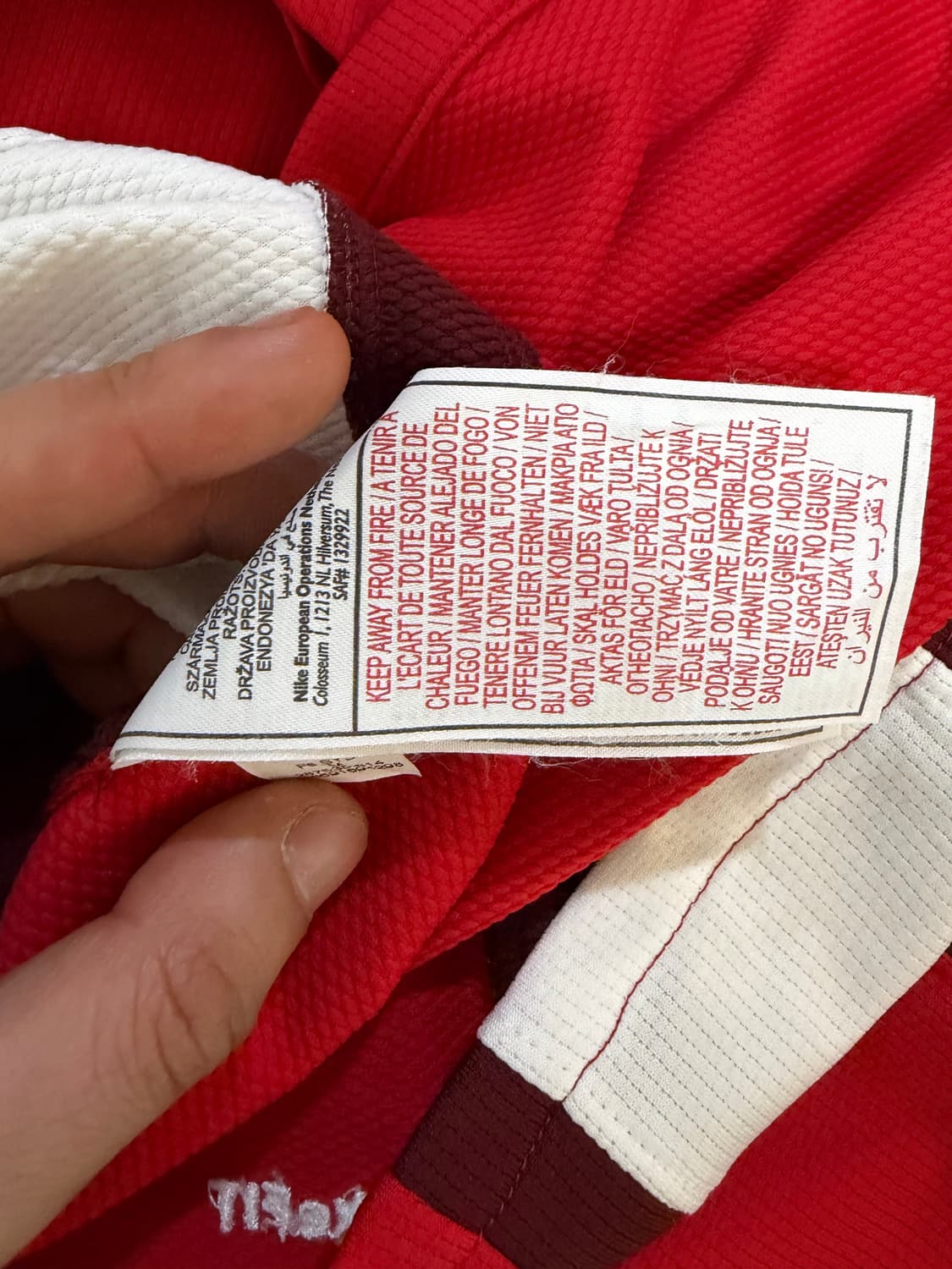 M) 08-10 나이키 아스날 FC 홈 유니폼 져지  상품이미지9