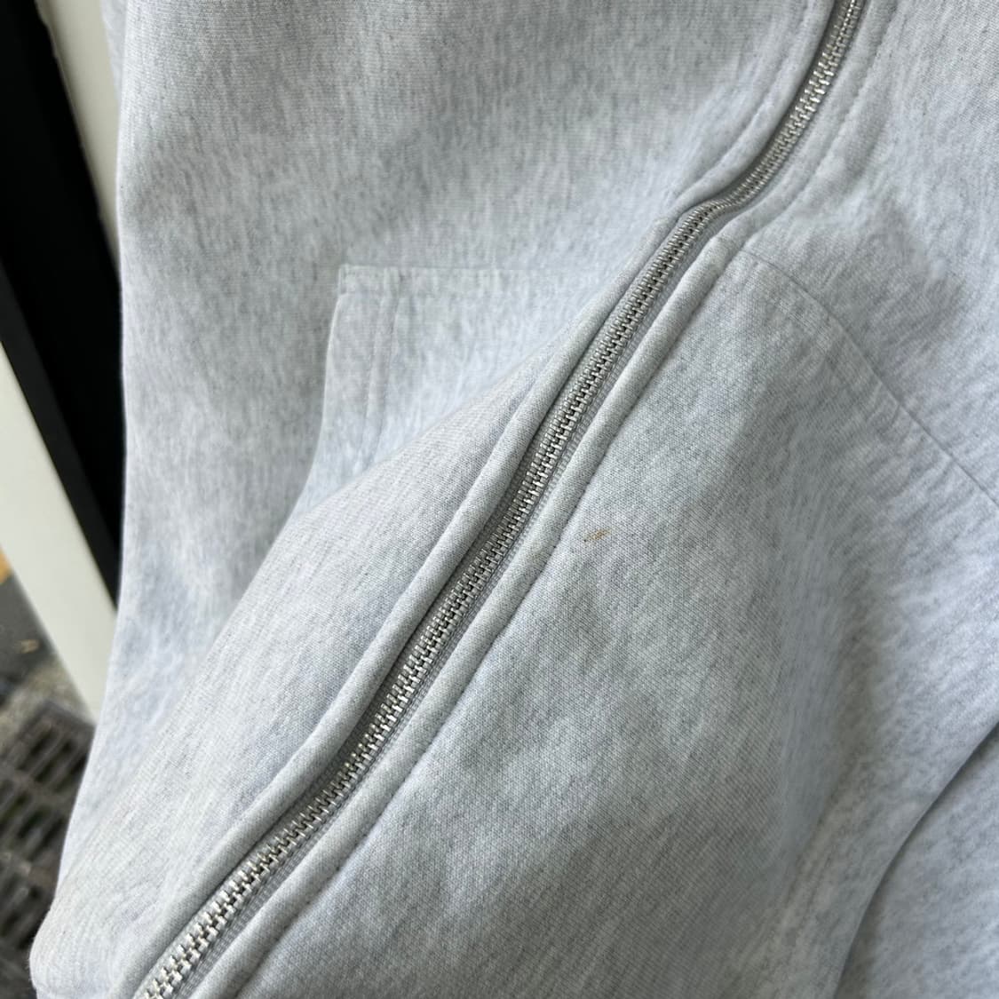 16242 - 스투시 베이직 애쉬 헤더 후드 집업 상품이미지4