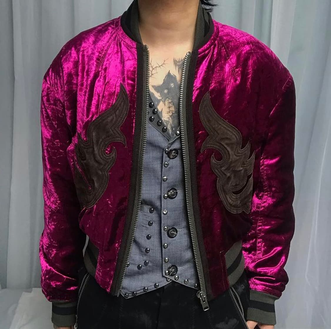 하이더아커만 17FW 벨벳 봄버 자켓 상품이미지10