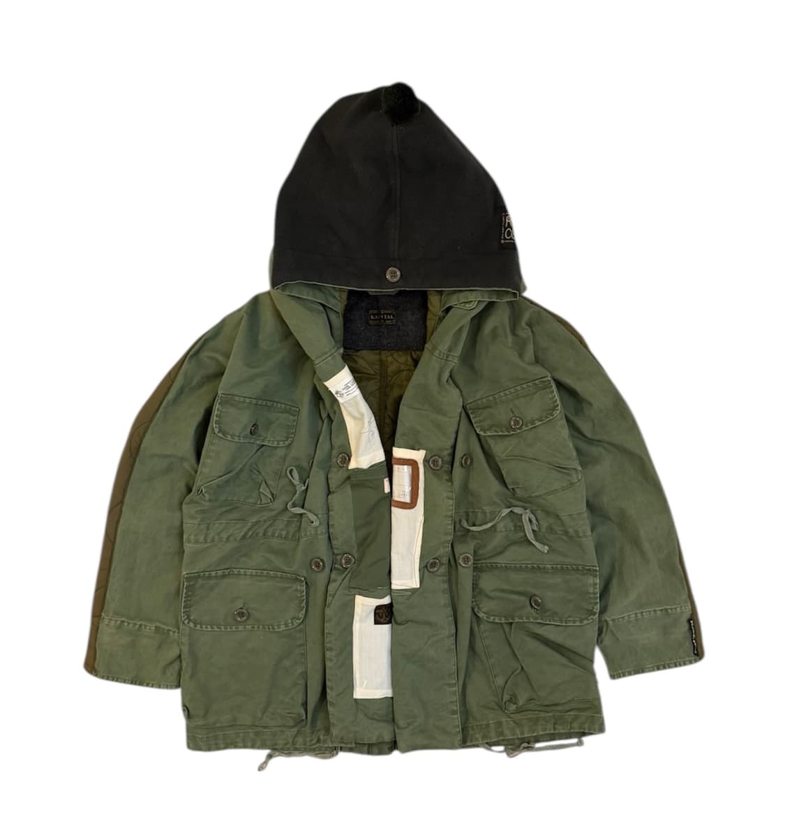 캐피탈 컨트리 져니 리메이크 퀼팅 링코트 올리브 상품이미지1