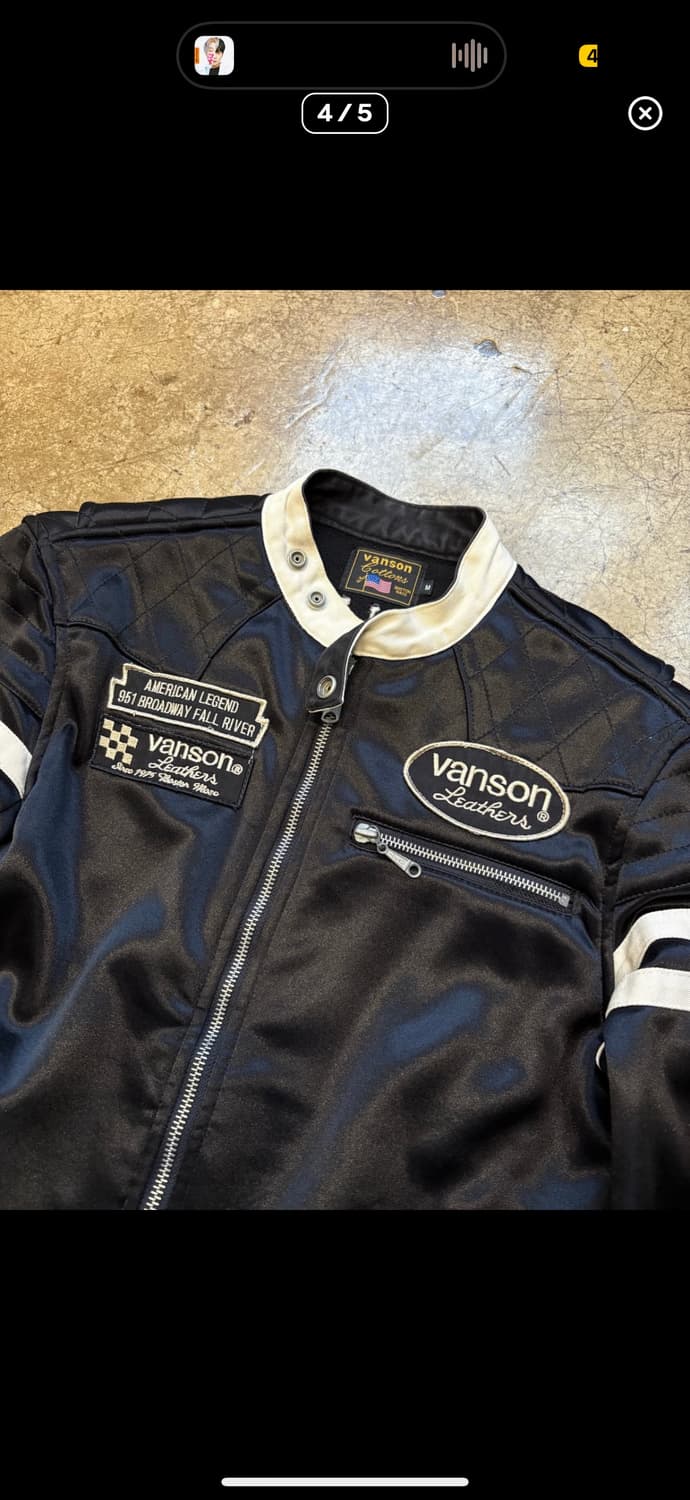 밴슨 vanson 레이싱 재킷 상품이미지4